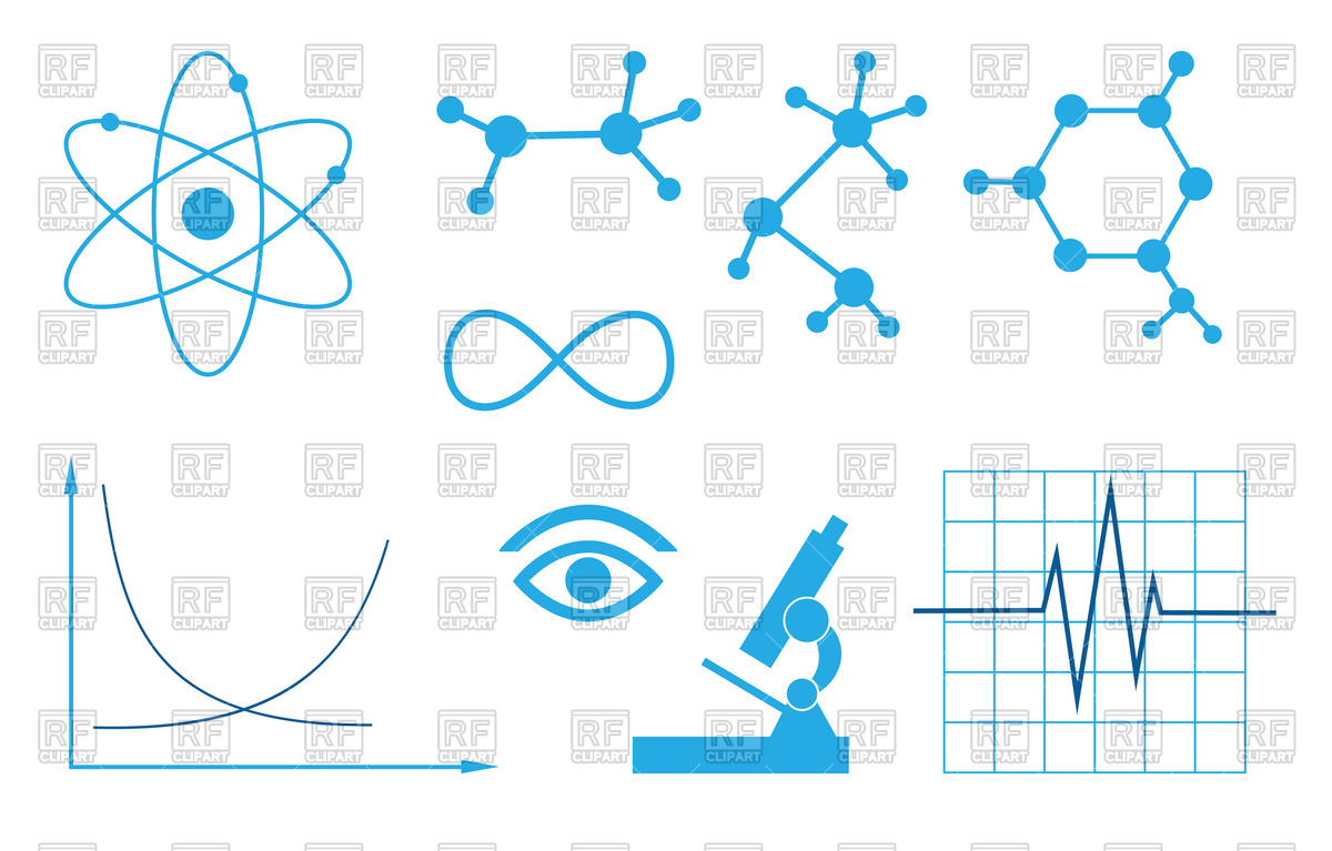 1200x767 Signs Of Science Set Royalty Free Vector Clip Art Image