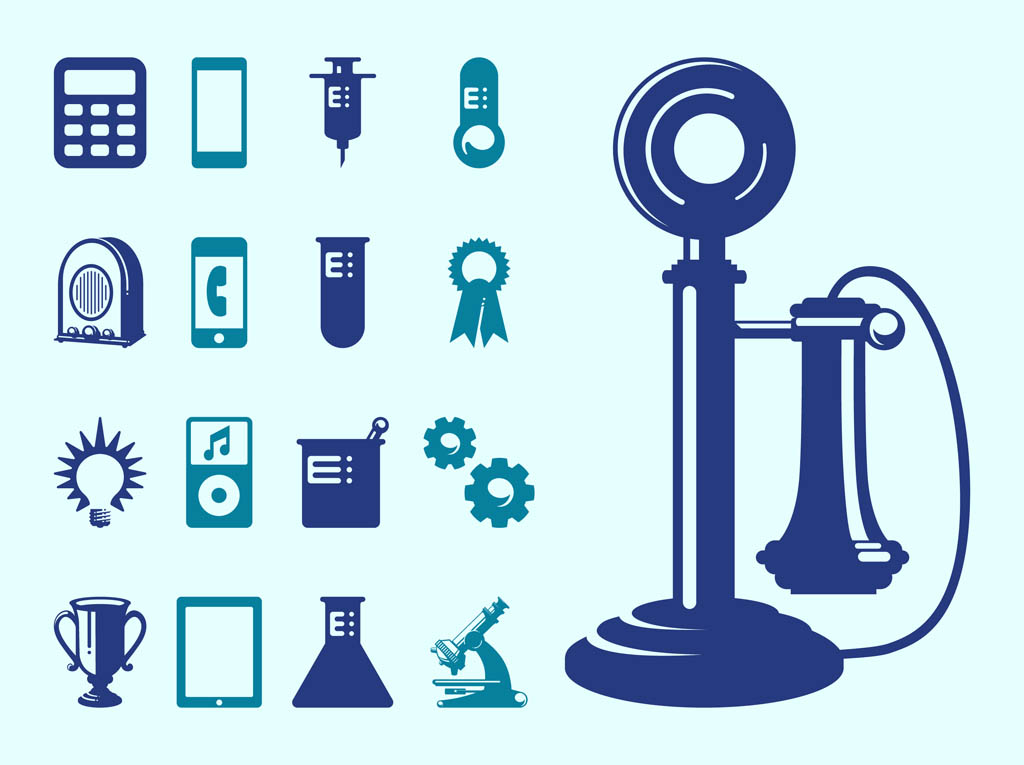 1024x765 Technology And Science Icons Vector Art Amp Graphics