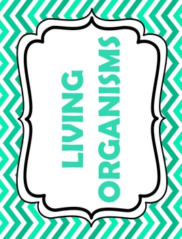 267x350 Living Organisms Word Wall Science Vocabulary Tpt