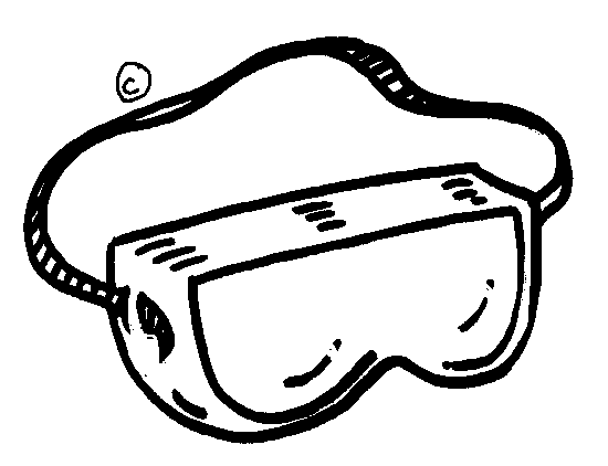 550x422 Science Clipart Safety Goggles