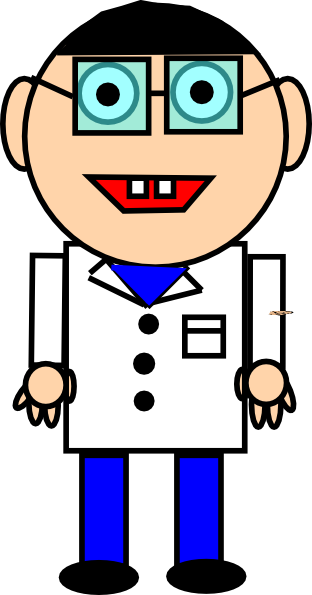 312x595 Scientist 2 Clip Art