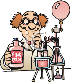 303x350 Cartoon Scientist Clipart