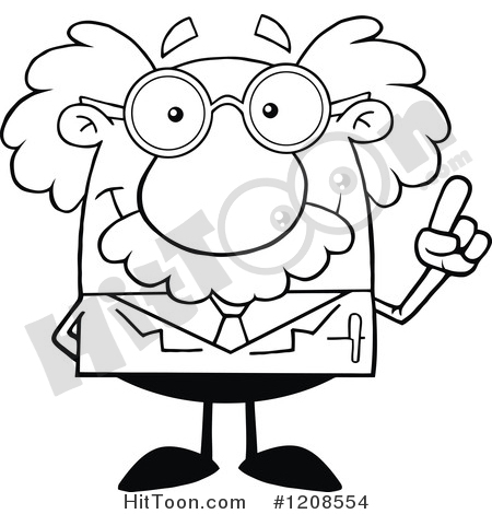 Scientist Clipart Black And White | Free download on ClipArtMag