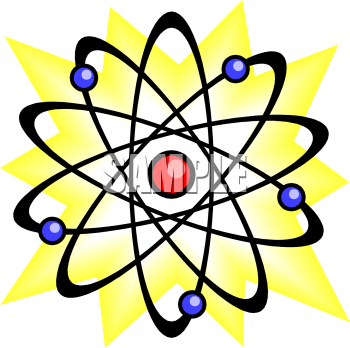 350x348 Royalty Free Atom Clip Art, Science Clipart