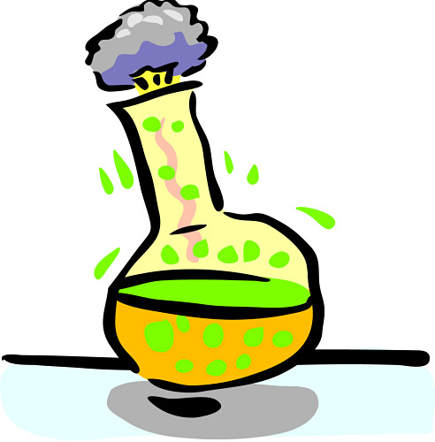 492x500 Beaker Science Clipart