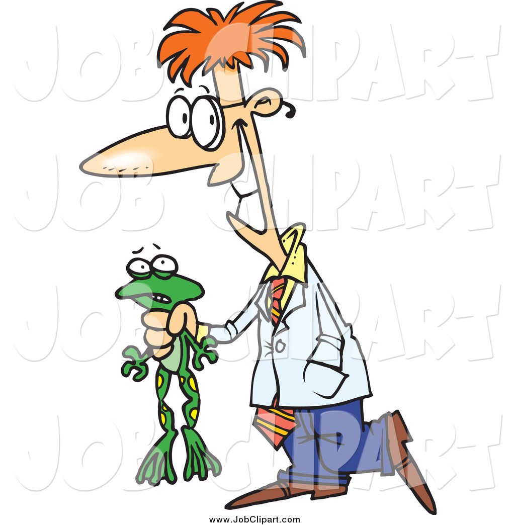 1024x1044 Job Clip Art Of A Cartoon Red Haired White Male Scientist Holding