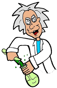 200x305 Mad Scientist Clipart