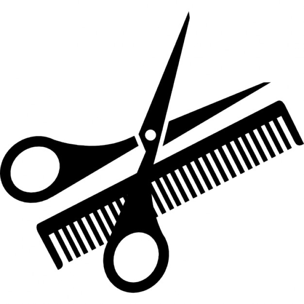 626x626 Scissor And Comb Icons Free Download