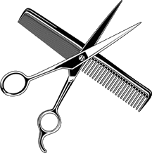 216x218 Scissor And Combs Clipart