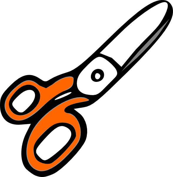 588x601 Scissor Clip Art