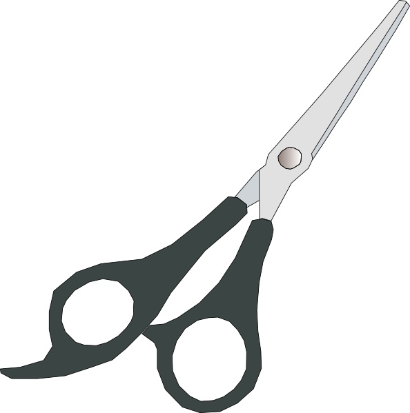 594x599 Grey Scissor Clip Art Free Vector In Open Office Drawing Svg