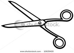 300x215 Picture Black And White Scissors