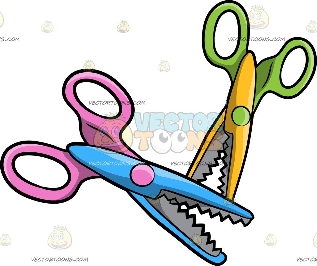 1024x857 Two Pairs Of Craft Scissors Cartoon Clipart