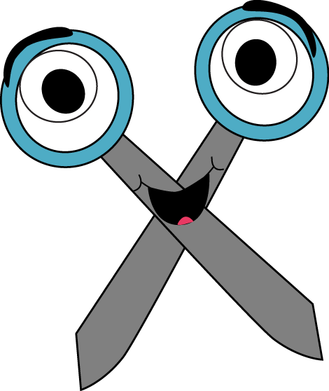 470x558 Scissors Cute Clipart