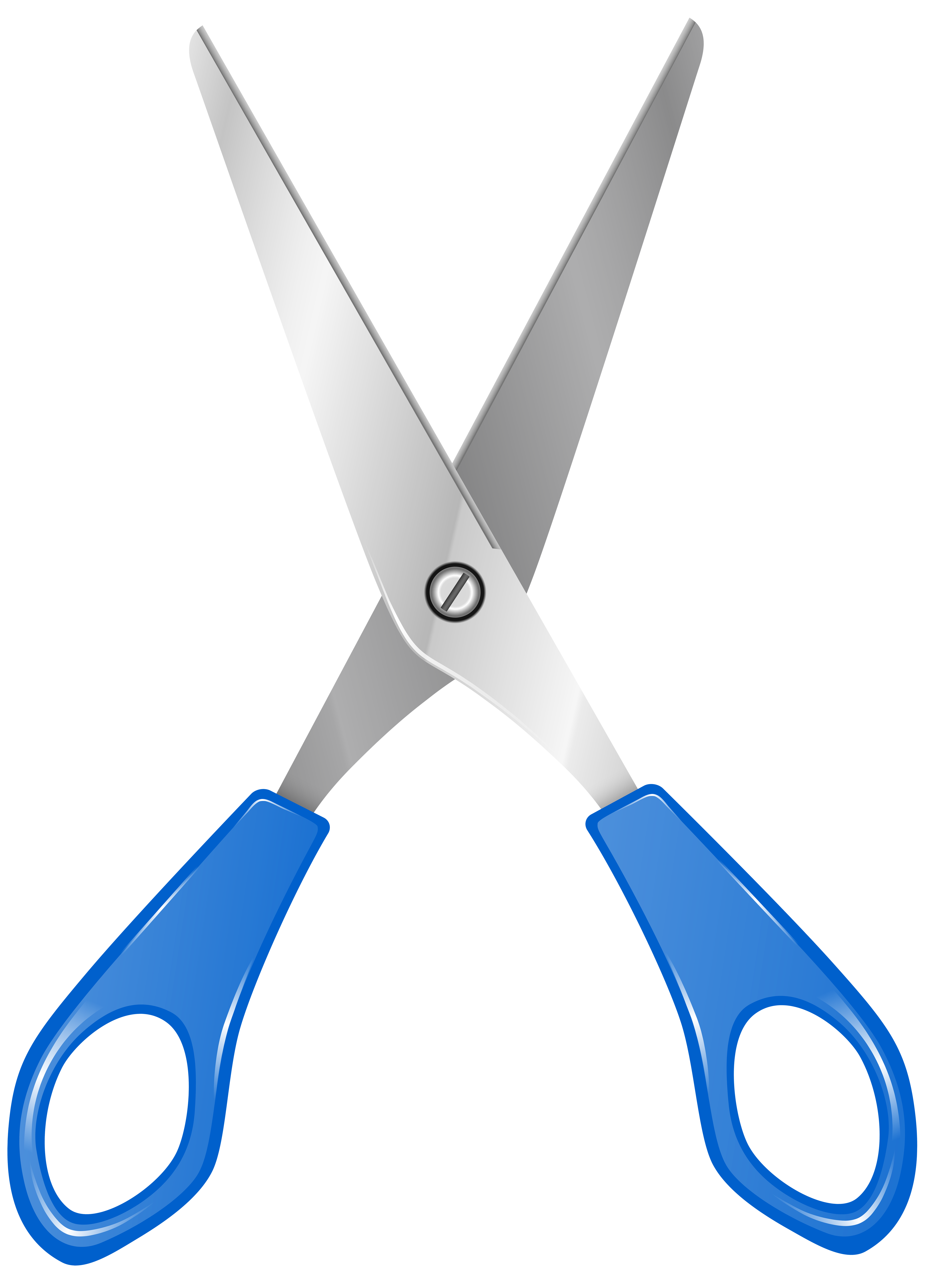 5756x8000 Blue Scissors Png Clip Art