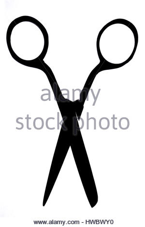 300x468 A Silhouette Of A Paper Clip Isolated On White Background Stock