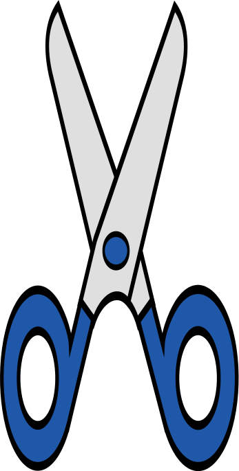 347x684 Scissors Clipart Black And White Free Images 4
