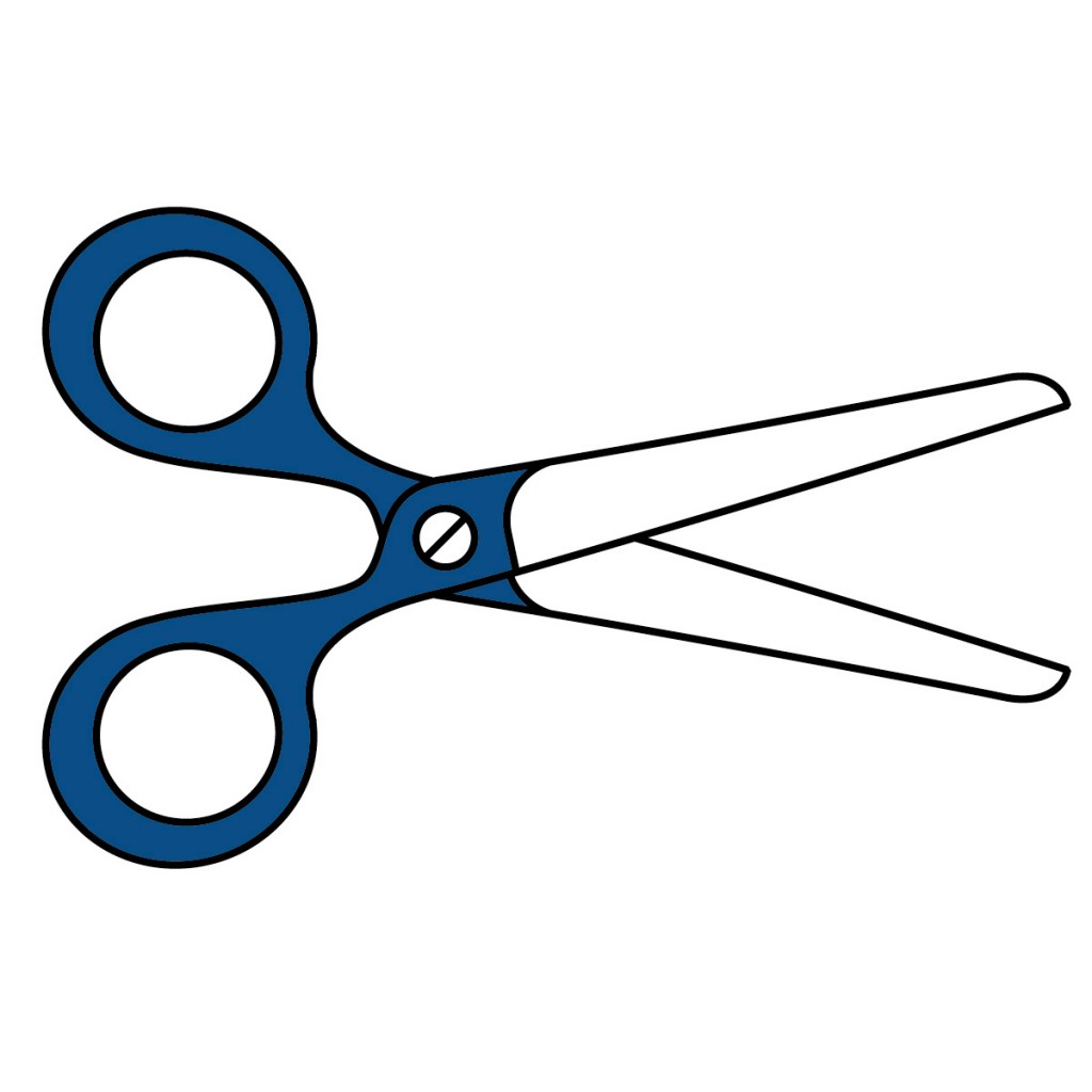 1024x1024 Clipart Black And White Scissors
