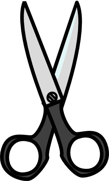 360x597 Clip Art Scissors