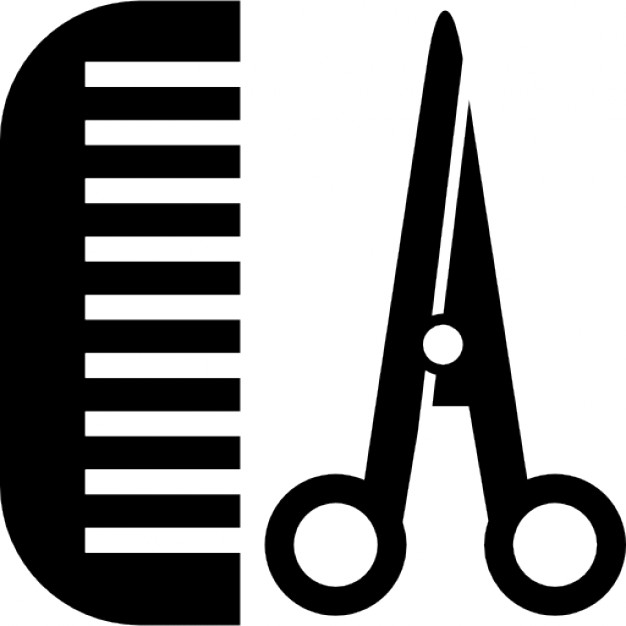 626x626 Comb And Scissors For Hair Icons Free Download
