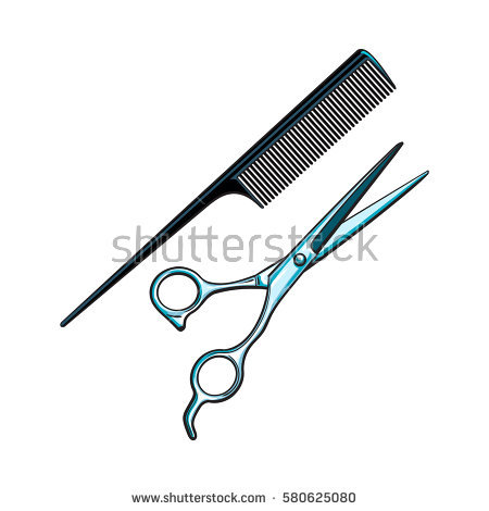 450x470 Combs Thread Cutting Clipart