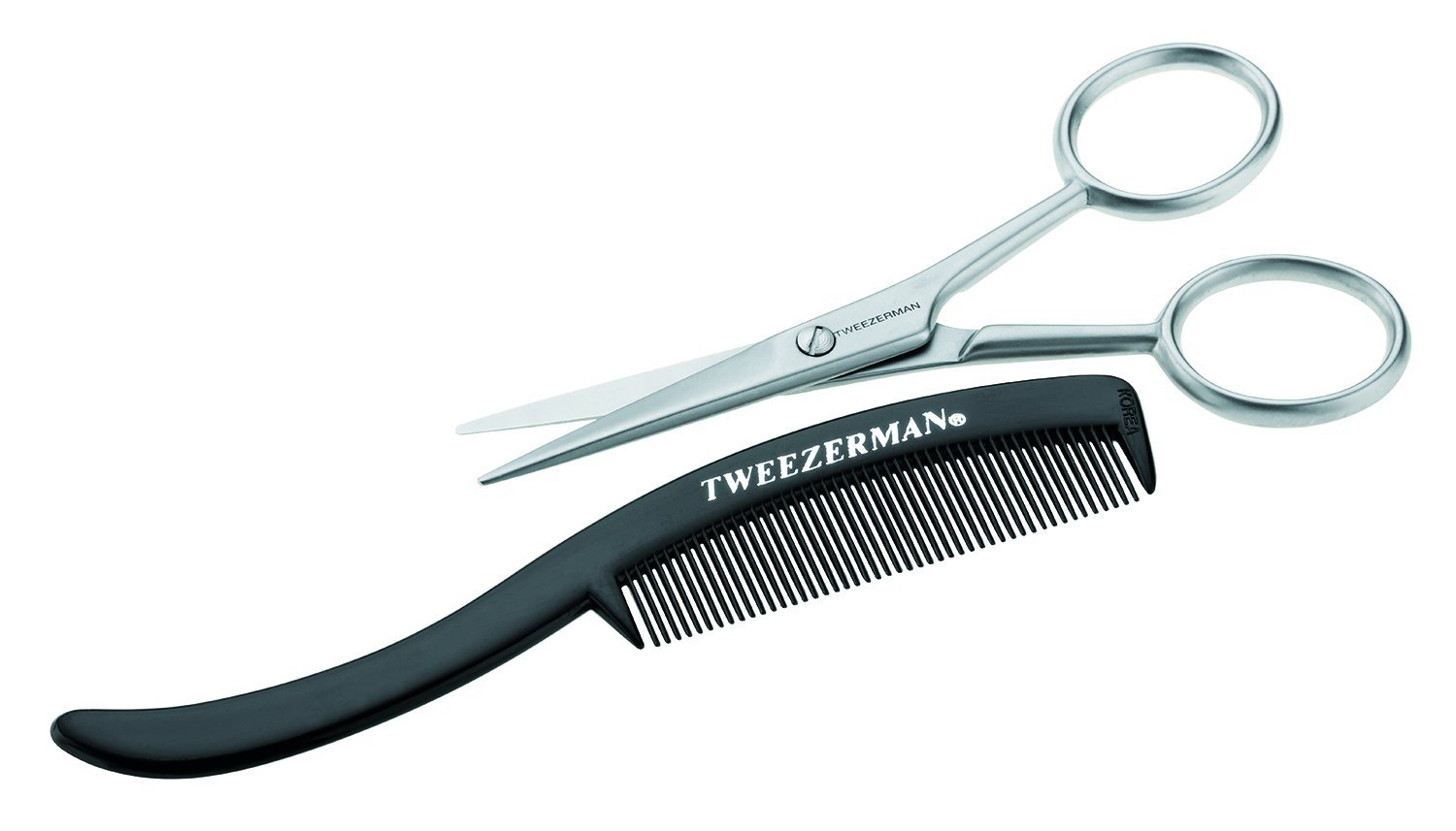 1500x857 Tweezerman G.e.a.r. Moustache Scissors With Comb Beauty