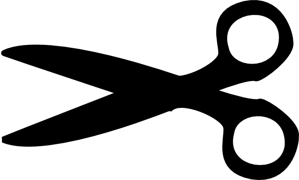 600x362 Clipart Scissors Cutting Dotted Line