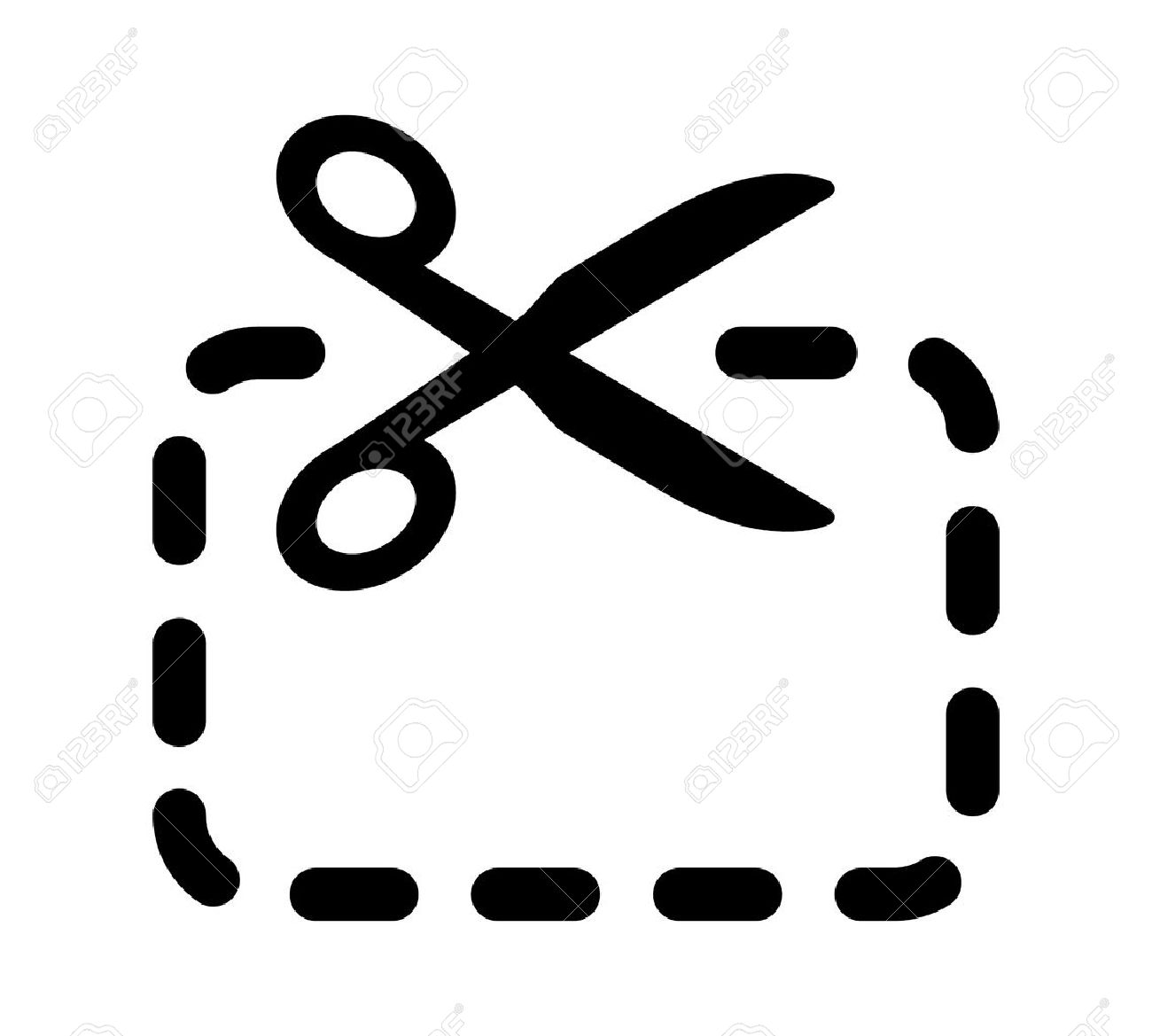 1300x1169 Scissors Cutting Coupon Line Art Icon For Apps And Websites