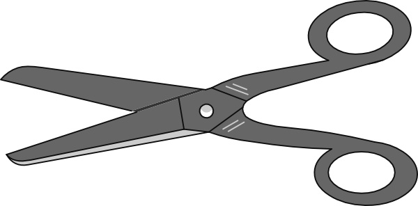 600x296 Scissors Clip Art Free Vector In Open Office Drawing Svg ( Svg