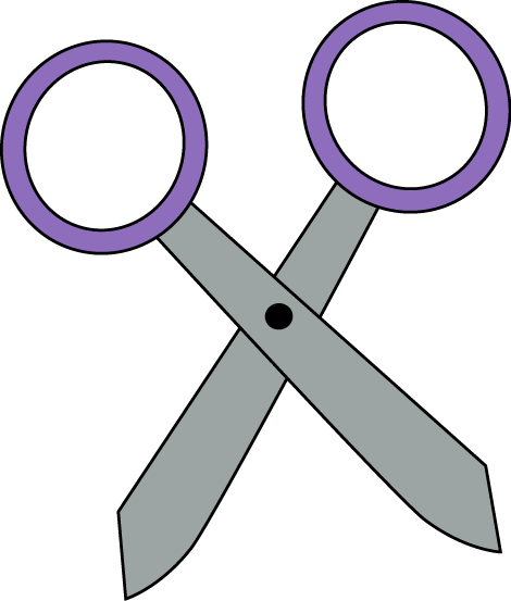 470x553 Purple Scissors Clip Art