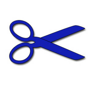 300x300 Blue Clipart Scissors