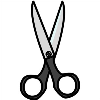 350x350 Free Scissors Clipart