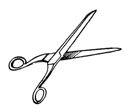 429x371 Scissors Free Stock Photo Illustration Of A Pair Of Scissors
