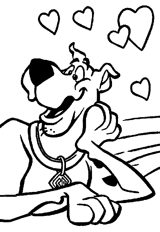 560x810 Scooby Doo Coloring Pages Kids World