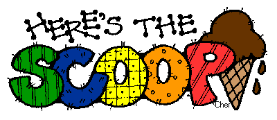 400x173 Here's The Scoop Clip Art