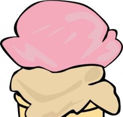 246x233 Ice Cream Cone (1 Scoop) Clip Art Free Vectors Ui Download