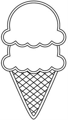 226x399 Sketch Clipart Ice Cream