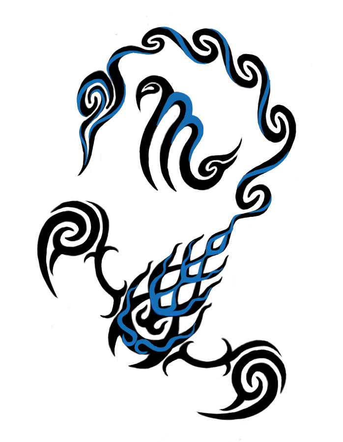 698x899 Scorpion Clipart Tribal