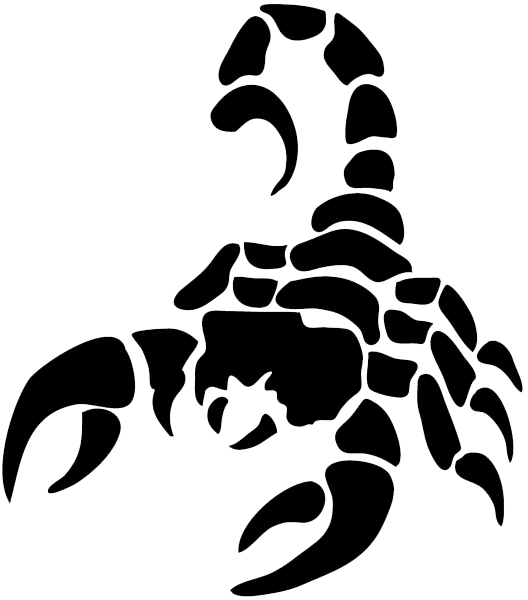 528x600 Scorpion Clipart Easy
