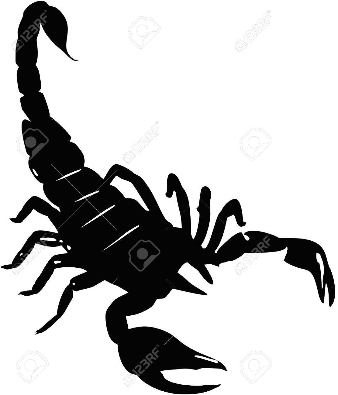 Scorpion Silhouette Cliparts