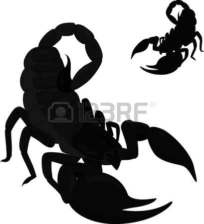 409x450 Scorpion Clipart Stinger