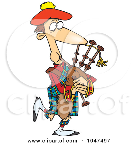 450x470 Scottish Piper Clipart