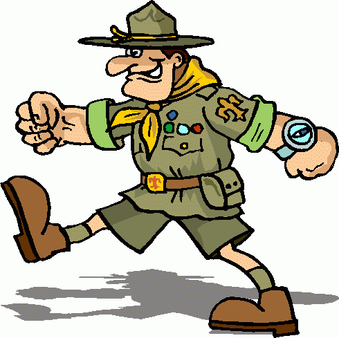 490x489 Boy Scout Camping Clipart 2