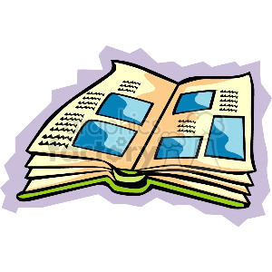 300x300 Royalty Free Memory Scrapbook 153632 Vector Clip Art Image