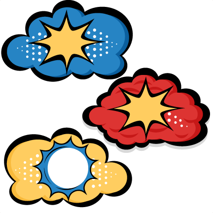 432x432 Superhero Clouds Svg Cutting Files For Scrapbooking Superhero
