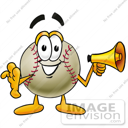 450x450 Cliprt Graphic Of Baseball Cartoon Character Screaming Into