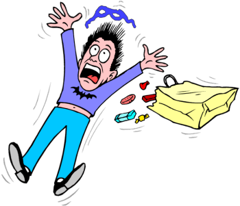 350x301 Running Screaming Cliparts 252797