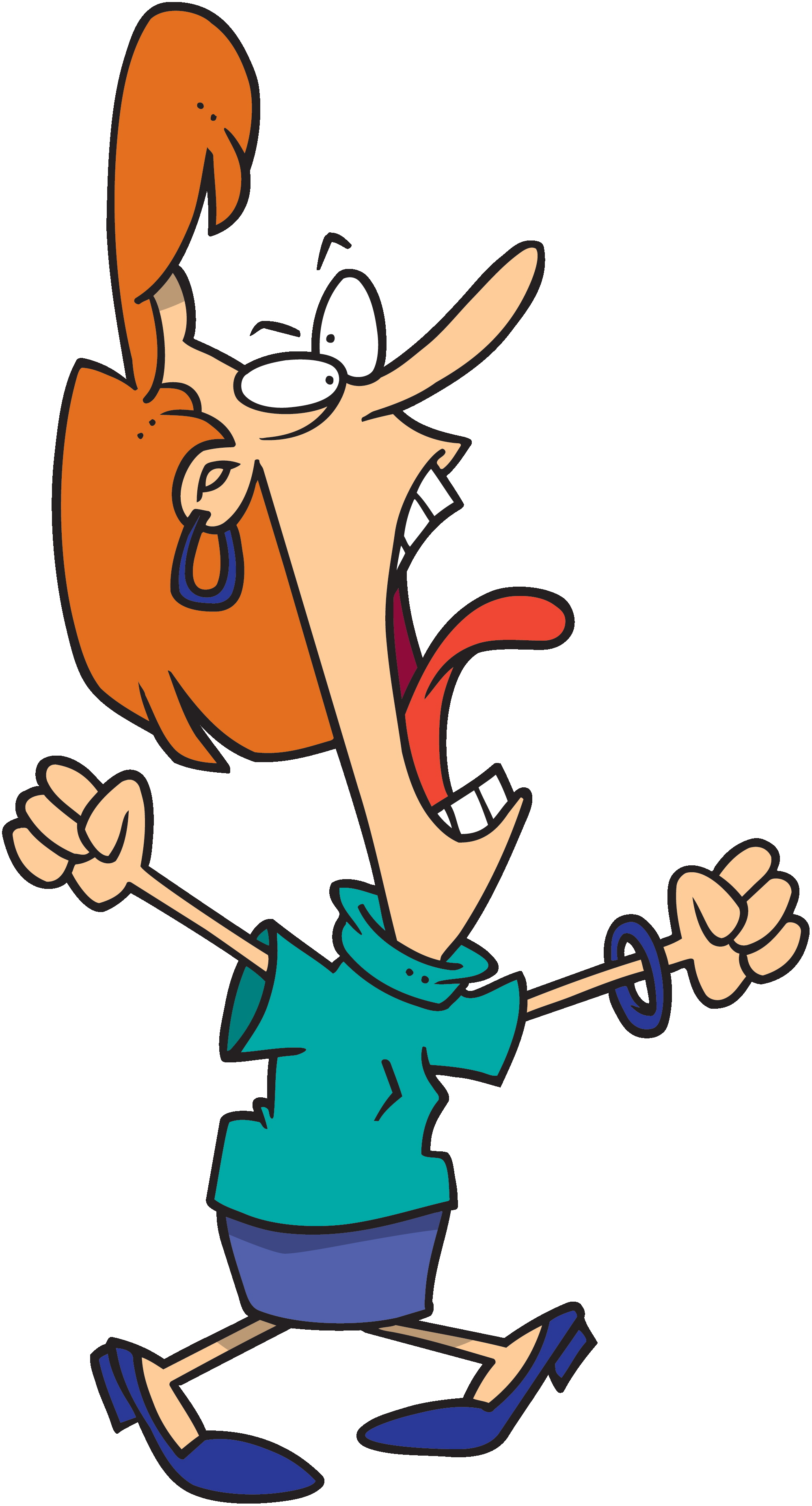 2000x3707 Screaming Clipart