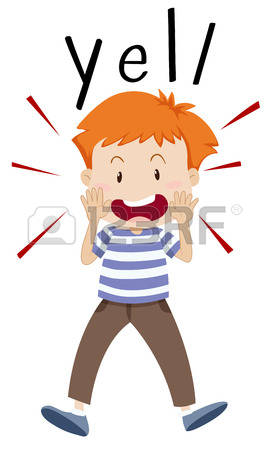269x450 Screaming Clipart Yelling