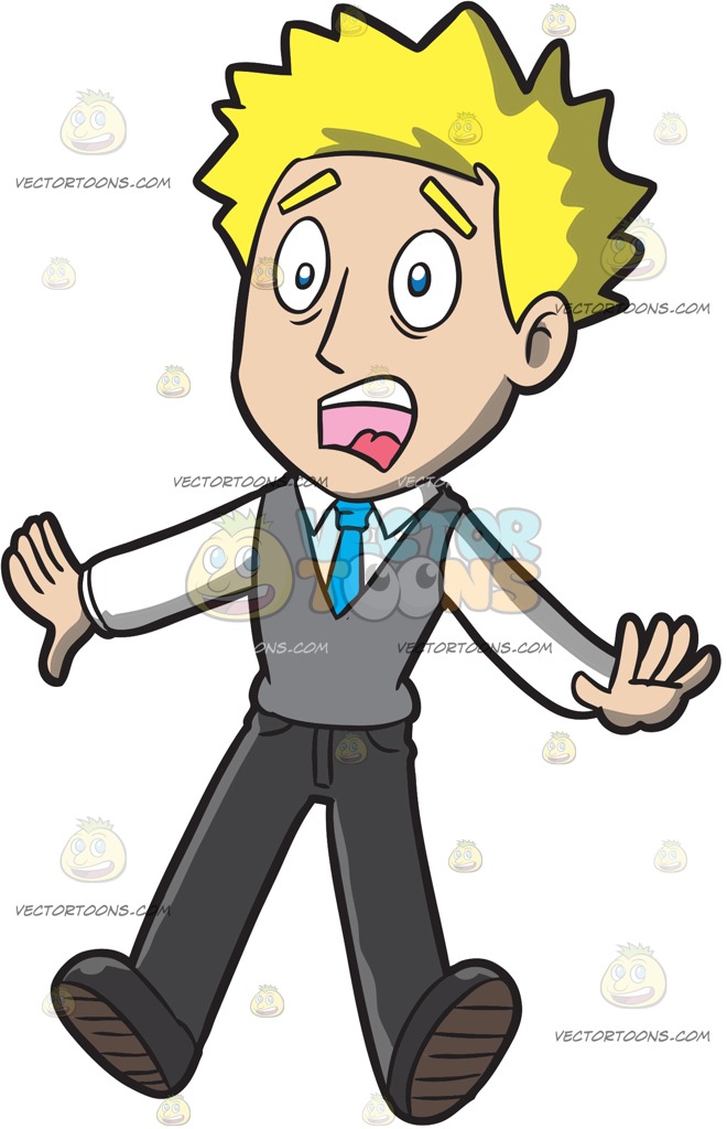660x1024 A Horrified Man In Shock Cartoon Clipart